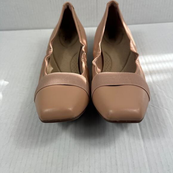 Clarks Collection Tilmont Slip Ballet Shoes Dark Blush Womens size 9M - Picture 2 of 6